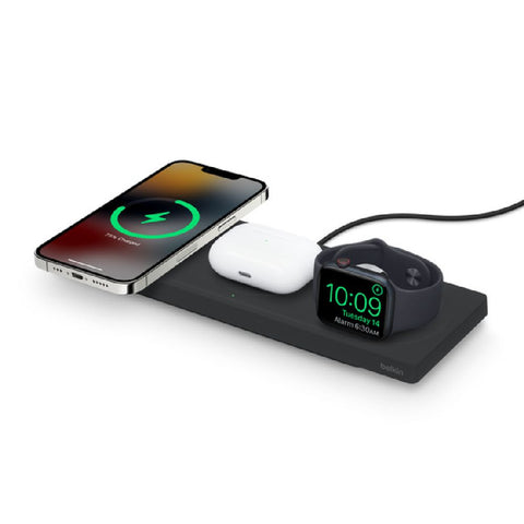 Belkin BOOST CHARGE PRO 3-in-1 Wireless Charging Pad mit MagSafe