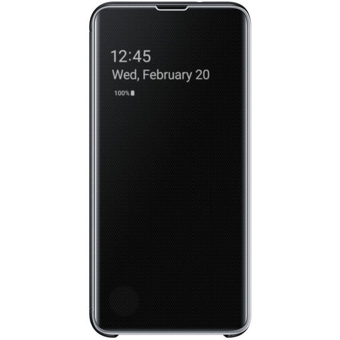 Samsung Clear View Cover (Galaxy S10e) Schwarz