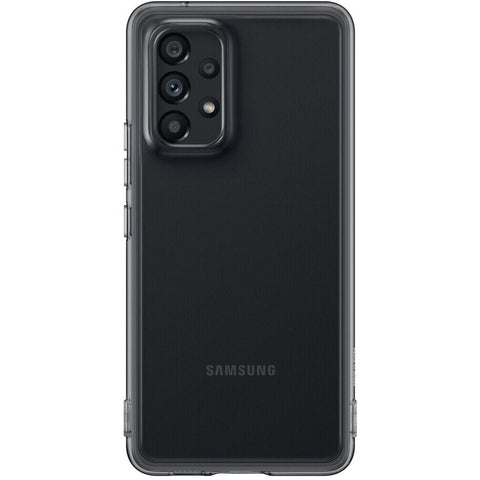 Original Samsung Soft Clear Cover (Galaxy A53) Schwarz