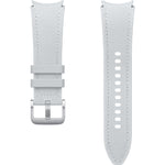 Original Samsung Hybrid Eco-Leather Band Galaxy Watch 4/5/6 und 5 Pro S/M Silver