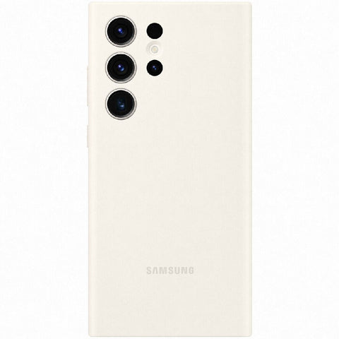 Original Samsung Silicone Case (Galaxy S23 Ultra) Cream