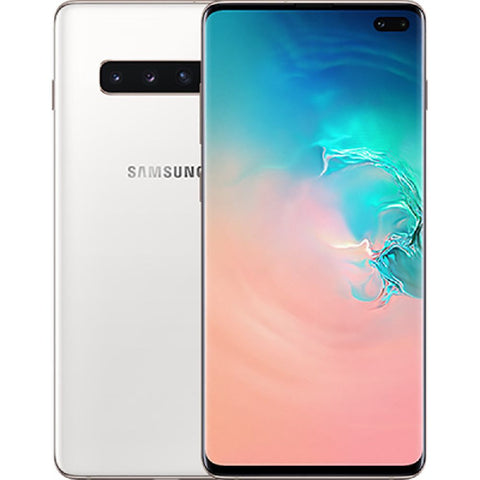 Samsung Galaxy S10 Plus 512GB 8GB RAM Ceramic White (Gelbe Displayschattierung)
