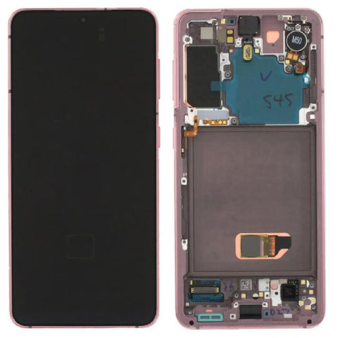 Original Samsung Galaxy S21 5G G991B LCD Display Touch Screen GH82-24544D Pink