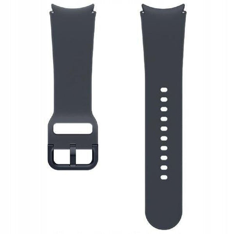 Original Samsung Silikon Sport Band Galaxy Watch 4/5/6 und 5 Pro S/M Grau