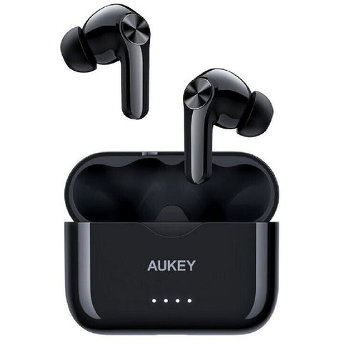Aukey EP-T28 In Ear Headset Bluetooth Stereo Schwarz Ladecase