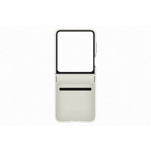 Original Samsung Flap Eco-Leather Case (Galaxy Z Flip5) Cream