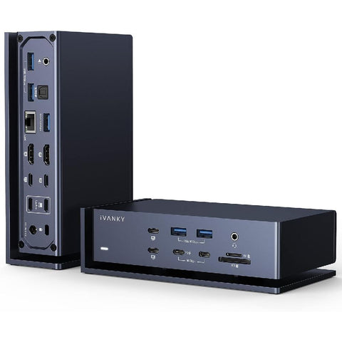 iVANKY FusionDock Max 1 Doppelte Thunderbolt 4 Chips, 20-in-1 Quad 6K@60Hz