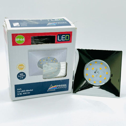 Briloner LED Einbauleuchte eckig Warmweiß 400 Lumen 5,0W IP44 Schutzklasse 2