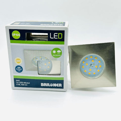 Briloner LED Einbauleuchte 400 Lumen 5,0W Warmweiß Outdoor IP44