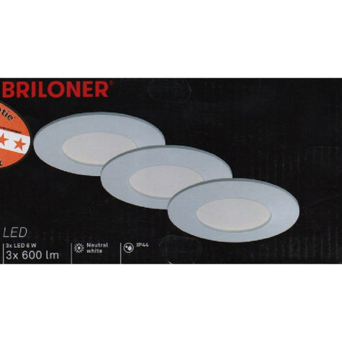 Briloner LED Einbauleuchte weiß 3xLED-Platine/48W (7282-036)