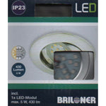 Briloner LED Einbauleuchte, 430 Lumen, 5,0 W, colour chanching lights IP23