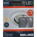 Briloner - Dimmbare LED-Einbauleuchte für Badezimmer LED/6,5W/230V 570Lm IP23