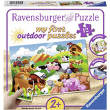 12 Teile Ravensburger Kinder my first outdoor puzzles Liebe Bauernhoftiere