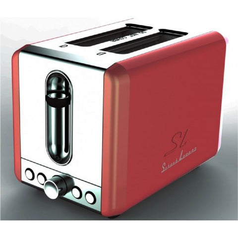 Schaub Lorenz Kompakt-Toaster 925 Watt Doppelschlitz Rot