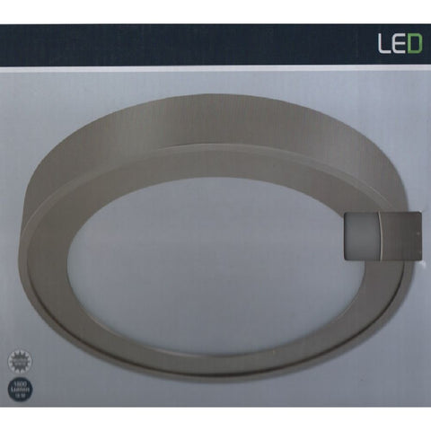 Briloner LED Aufbauleuchte Wandleuchte matt-nickel Panel LED 18W 1800lm 4000K