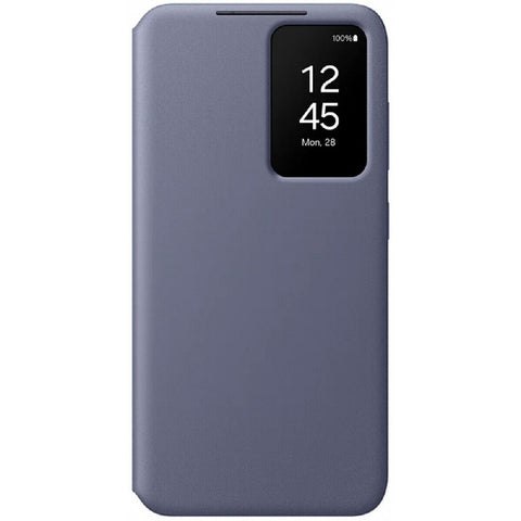 Original Samsung Smart View Wallet Case (Galaxy S24) Violet