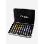 KARIN DecoBrush Metallic 10 Stk Transparenter Körper mit ink-free System 2,4 ml