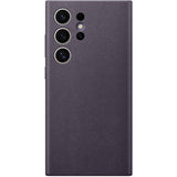 Samsung Galaxy S24 Ultra Vegan Leather Case - Dark Violet