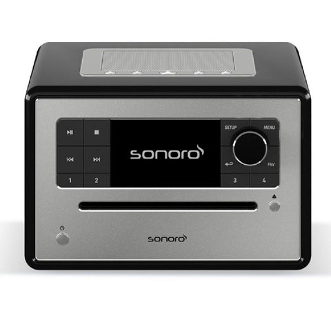 Sonoro SO-220 MG sonoroCD 2 Schwarz - Wellness CD-Radio mit DAB+ und Bluetooth
