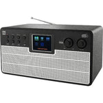 Dual Radiostation IR 100 DAB+ UKW Radio Blueetoth WLAN Silber