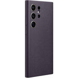 Samsung Galaxy S24 Ultra Vegan Leather Case - Dark Violet