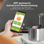 KitchenBoss Sous Vide Stick Garer: Präzisionskocher App-Steuerung 1100W