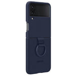 Original Samsung Silicone Cover with Ring Galaxy Z Flip 4 Navy