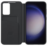 Original Samsung Smart View Wallet Case (Galaxy S23+) Schwarz