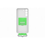 Original Samsung Silicone Cover with Strap (Galaxy S22) White