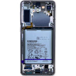 Original Samsung Galaxy S21 Plus 5G G996B LCD Display GH82-24555B Glas Violett