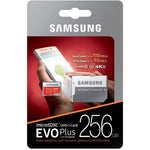 Original Samsung MB-MC256GA/EU EVO Plus 256 GB Speicherkarte micro SDXC UHS-I U3