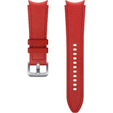 Original Samsung Hybrid Leder Band Galaxy Watch 4/5/6 und 5 Pro, Red, M/L