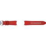 Original Samsung Hybrid Leather BandGalaxy Watch 4/5/6 und 5 Pro, S/M, Red