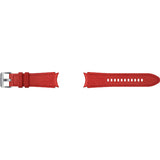 Original Samsung Hybrid Leather BandGalaxy Watch 4/5/6 und 5 Pro, S/M, Red